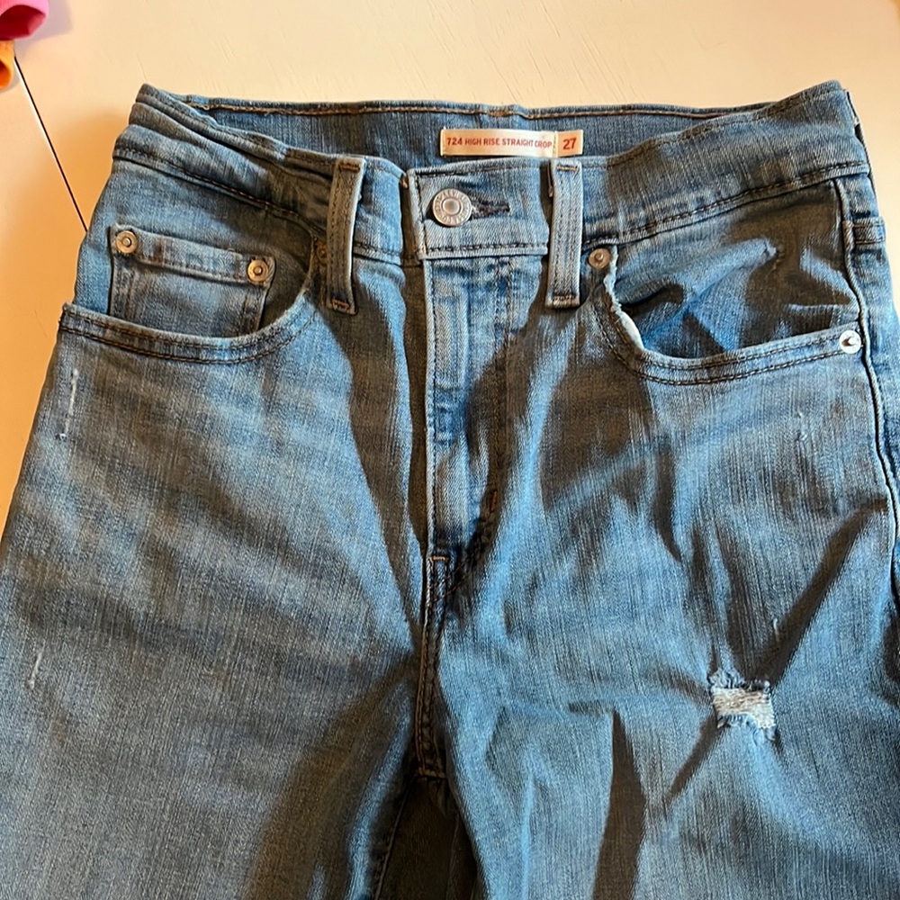 Levi’s 724 Straight Crop Jeans